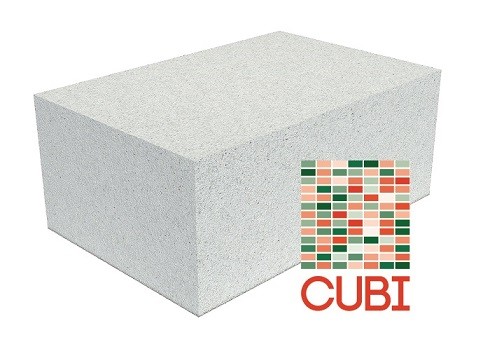 Газобетонный блок CUBI D400 B2,0 F100 625х200х500 ровный