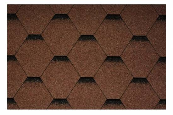 Гибкая черепица Icopal Plano Tema Кирпично-красный