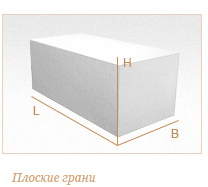 Газобетонный блок ГРАС D500, B3.5, 600x200x350 мм