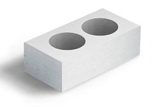 Ytong O-блок с двумя отверстиями 250 MM D500