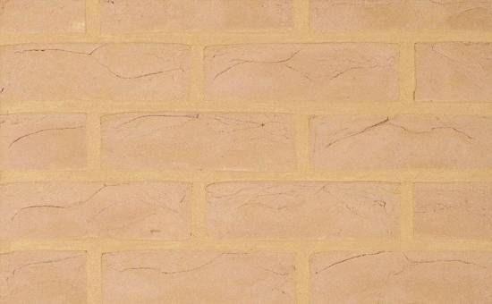 Кирпич облицовочный ручной формовки Terca Amarillo (65mm Bramshaw Buff), 215*102*65 мм