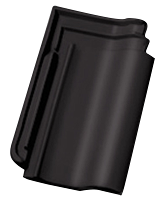 Керамическая черепица Nelskamp F 15, цвет Сланцево-черный