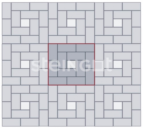 Брусчатка 200*100*40 Желтая (полный прокрас), Steingot